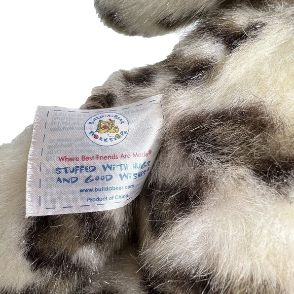 Build A Bear Workshop Plush Clouded Snow Leopard Cat Sparkle Stuffed Animal BAB - Picture 6 of 12